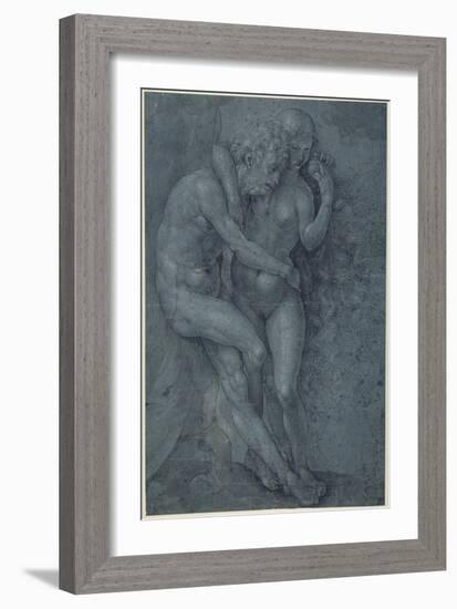 Adam and Eve-Jan Gossaert-Framed Giclee Print