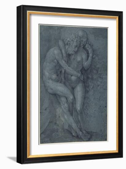 Adam and Eve-Jan Gossaert-Framed Giclee Print