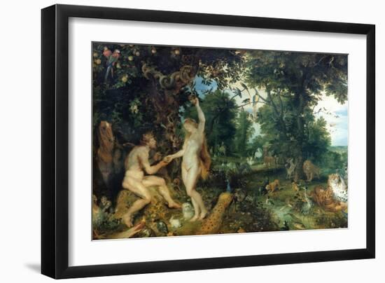 Adam And Eve-Peter Paul Rubens-Framed Giclee Print