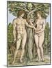Adam and Eve-Hans Sebald Beham-Mounted Giclee Print