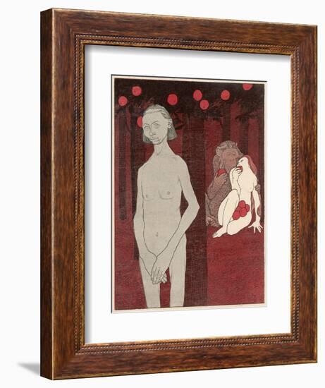 Adam and Eve-null-Framed Art Print
