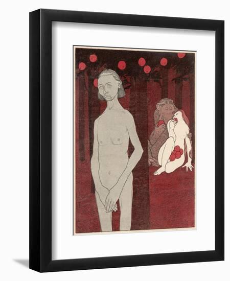 Adam and Eve-null-Framed Art Print