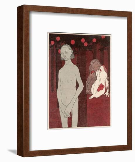 Adam and Eve-null-Framed Art Print