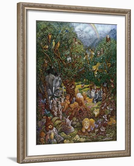 Adam and Eve-Bill Bell-Framed Giclee Print