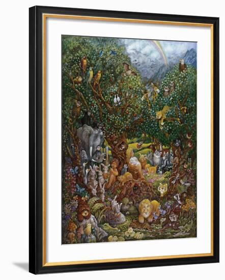 Adam and Eve-Bill Bell-Framed Giclee Print