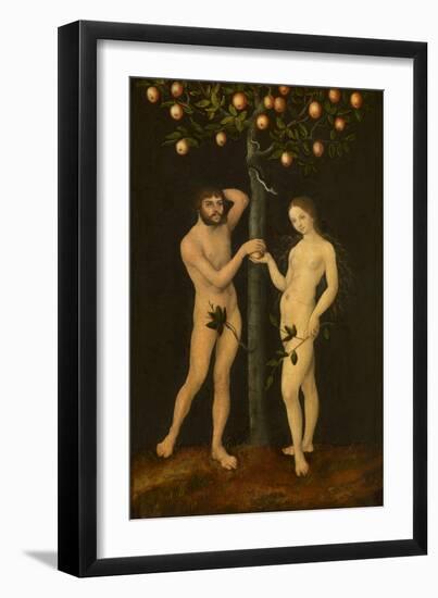 Adam and Eve-Lucas Cranach the Elder-Framed Giclee Print