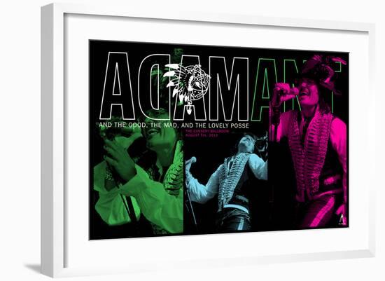 Adam Ant-Kii Arens-Framed Art Print