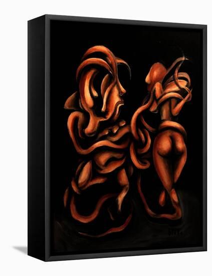 Adam & Eve, C.2020 (Acrylic on Canvas)-Blake Munch-Framed Premier Image Canvas