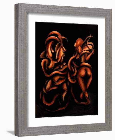 Adam & Eve, C.2020 (Acrylic on Canvas)-Blake Munch-Framed Giclee Print