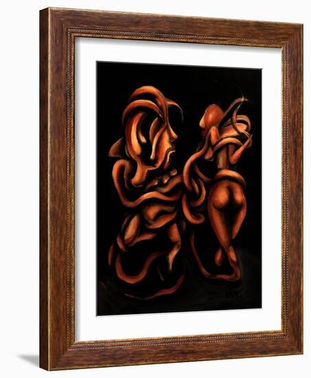 Adam & Eve, C.2020 (Acrylic on Canvas)-Blake Munch-Framed Giclee Print