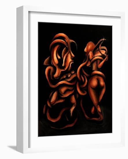 Adam & Eve, C.2020 (Acrylic on Canvas)-Blake Munch-Framed Giclee Print