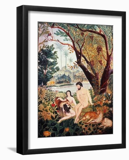 Adam & Eve-null-Framed Giclee Print