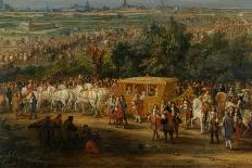 The Entry of Louis XIV (1638-1715) and Marie-Therese (1638-83) of Austria in to Arras-Adam Frans van der Meulen-Giclee Print
