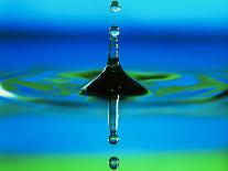 Multiple Ripples From a Water Drop-Adam Hart-Davis-Framed Photographic Print