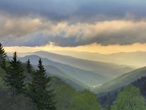 View of Autumnal Rocks, Blue Ridge Parkway, North Carolina, USA-Adam Jones-Photographic Print