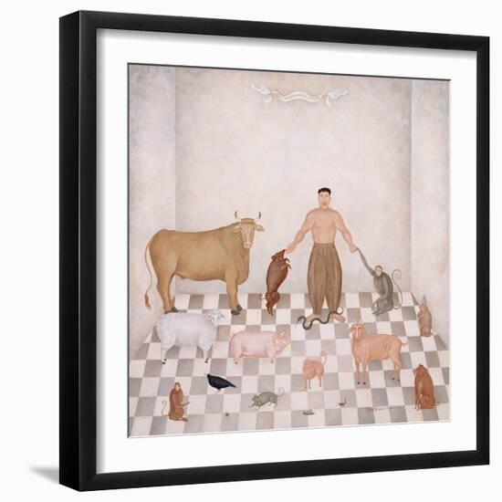 Adam Naming the Animals, 1993-Mary Stuart-Framed Giclee Print