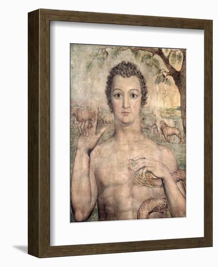 Adam Naming the Beasts, 1810-William Blake-Framed Giclee Print