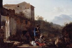 Landscape with a Goatherd, C.1650-Adam Pynacker-Premium Giclee Print