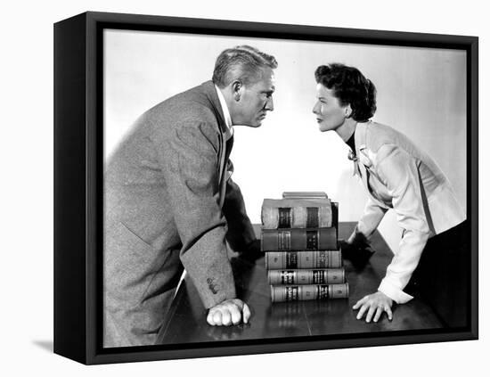 Adam's Rib, Spencer Tracy, Katharine Hepburn, 1949-null-Framed Stretched Canvas