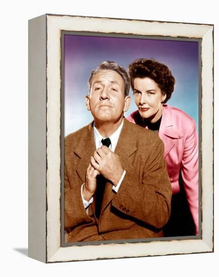 Adam's Rib, Spencer Tracy, Katharine Hepburn, 1949-null-Framed Stretched Canvas