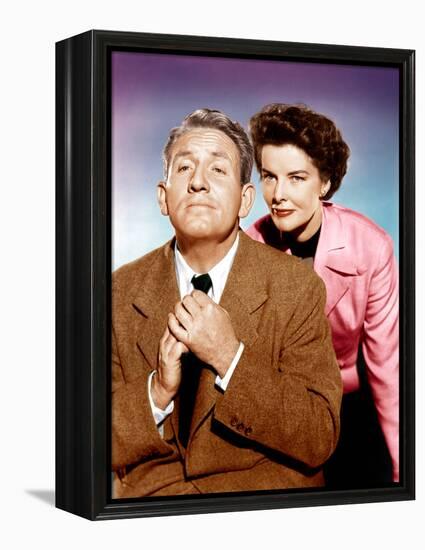 Adam's Rib, Spencer Tracy, Katharine Hepburn, 1949-null-Framed Stretched Canvas