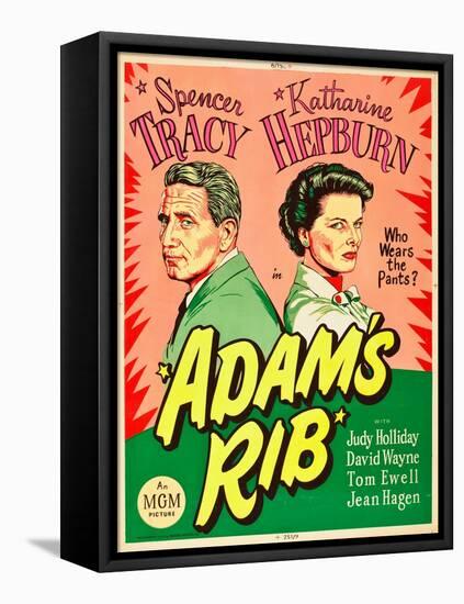 Adam's Rib, Spencer Tracy, Katharine Hepburn, 1949-null-Framed Stretched Canvas