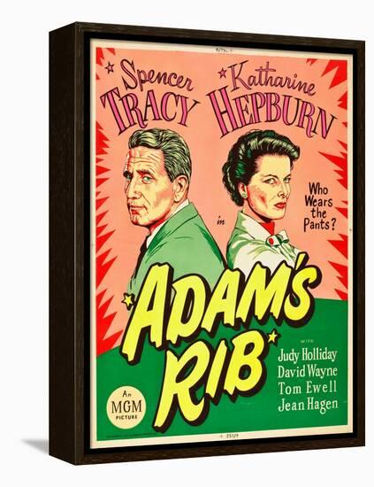 Adam's Rib, Spencer Tracy, Katharine Hepburn, 1949-null-Framed Stretched Canvas