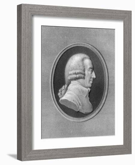 Adam Smith, 18th Century Scottish Philosopher and Economist-W Holl-Framed Giclee Print