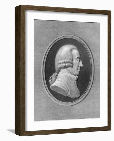 Adam Smith, 18th Century Scottish Philosopher and Economist-W Holl-Framed Giclee Print