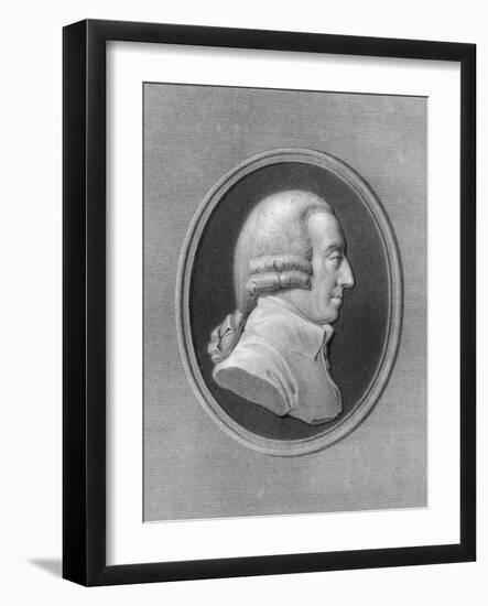 Adam Smith, 18th Century Scottish Philosopher and Economist-W Holl-Framed Giclee Print
