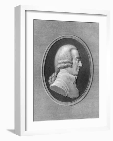 Adam Smith, 18th Century Scottish Philosopher and Economist-W Holl-Framed Giclee Print