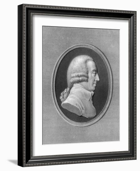 Adam Smith, 18th Century Scottish Philosopher and Economist-W Holl-Framed Giclee Print