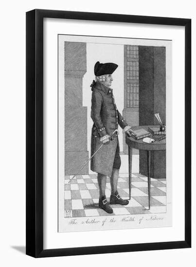Adam Smith Economist and Philosopher-John Kay-Framed Art Print