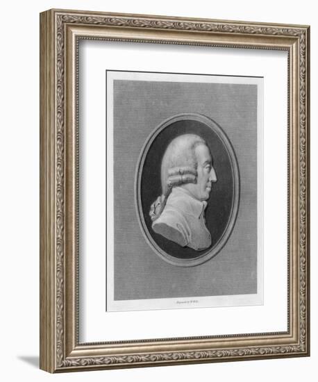 Adam Smith Economist-William Holl the Younger-Framed Art Print