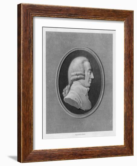 Adam Smith Economist-William Holl the Younger-Framed Art Print