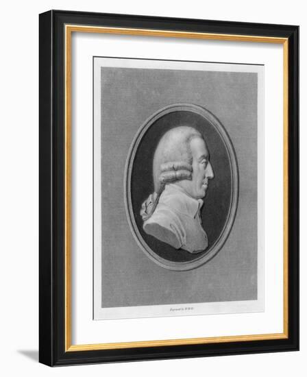 Adam Smith Economist-William Holl the Younger-Framed Art Print