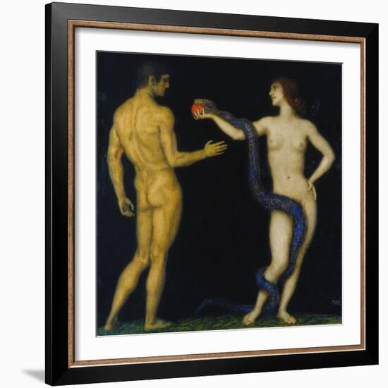 Adam und Eva-Franz von Stuck-Framed Giclee Print