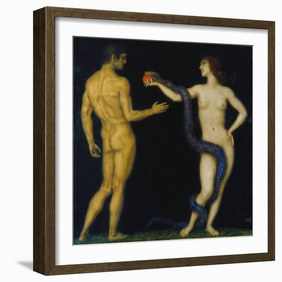 Adam und Eva-Franz von Stuck-Framed Giclee Print