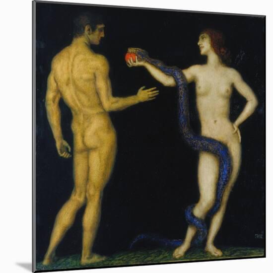 Adam und Eva-Franz von Stuck-Mounted Giclee Print