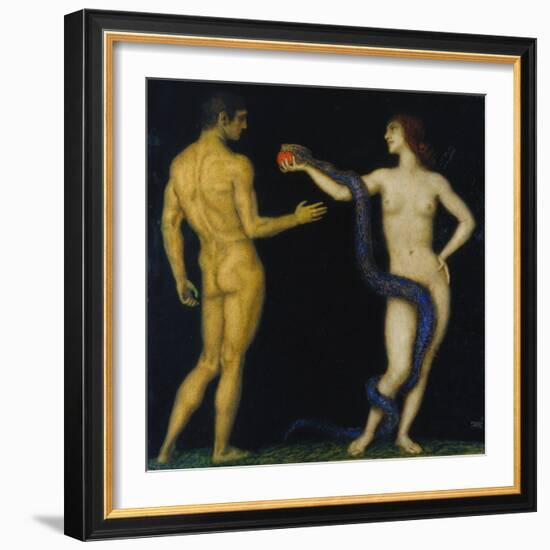 Adam und Eva-Franz von Stuck-Framed Giclee Print