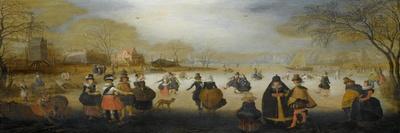 Winter Landscape, 17th century-Adam Van Breen-Premier Image Canvas