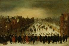 Winter Landscape, 17th century-Adam Van Breen-Laminated Giclee Print