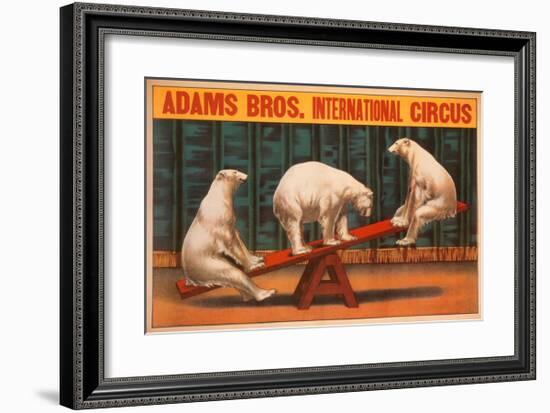 Adams Bros. International Circus-null-Framed Art Print