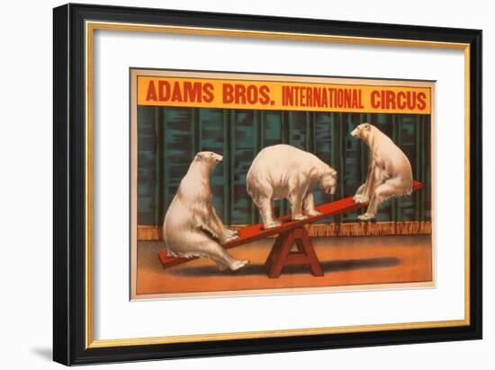 Adams Bros. International Circus-null-Framed Art Print