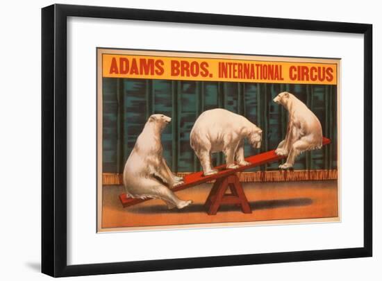 Adams Bros. International Circus-null-Framed Art Print