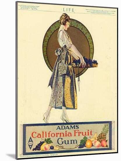 Adams California Fruit Gum, Chewing Gum Sweets Coles Phillips, USA, 1920-null-Mounted Giclee Print