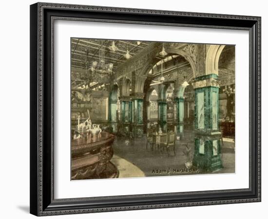 Adams Marble Bar, Sydney, New South Wales, Australia in 1908-null-Framed Photographic Print