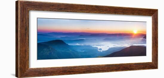 Adams Peak (Sri Pada) View at Sunrise-Matthew Williams-Ellis-Framed Photographic Print