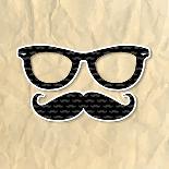 Hipster Symbol-adamson-Art Print