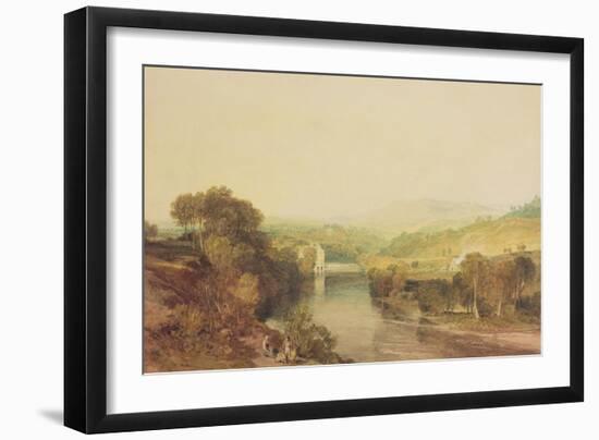 Addingham Mill on the Wharfe, West Yorkshire, C.1808-J. M. W. Turner-Framed Giclee Print